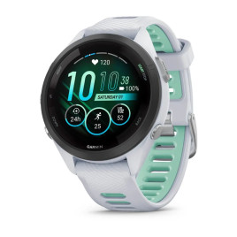 Умные часы Garmin Forerunner 265S с белым ремешком