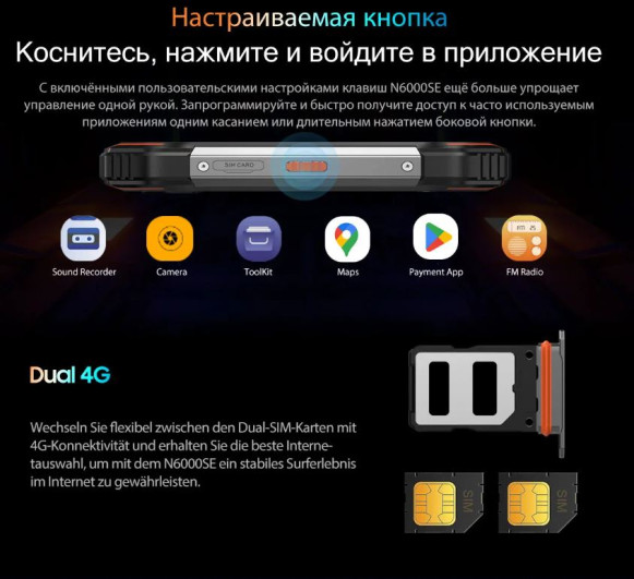 Смартфон Blackview N6000 SE 4/128Gb Black