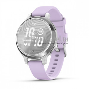 Умные часы Garmin Lily 2 Active Silver/Jasmine Purple с фиолетовым ремешком